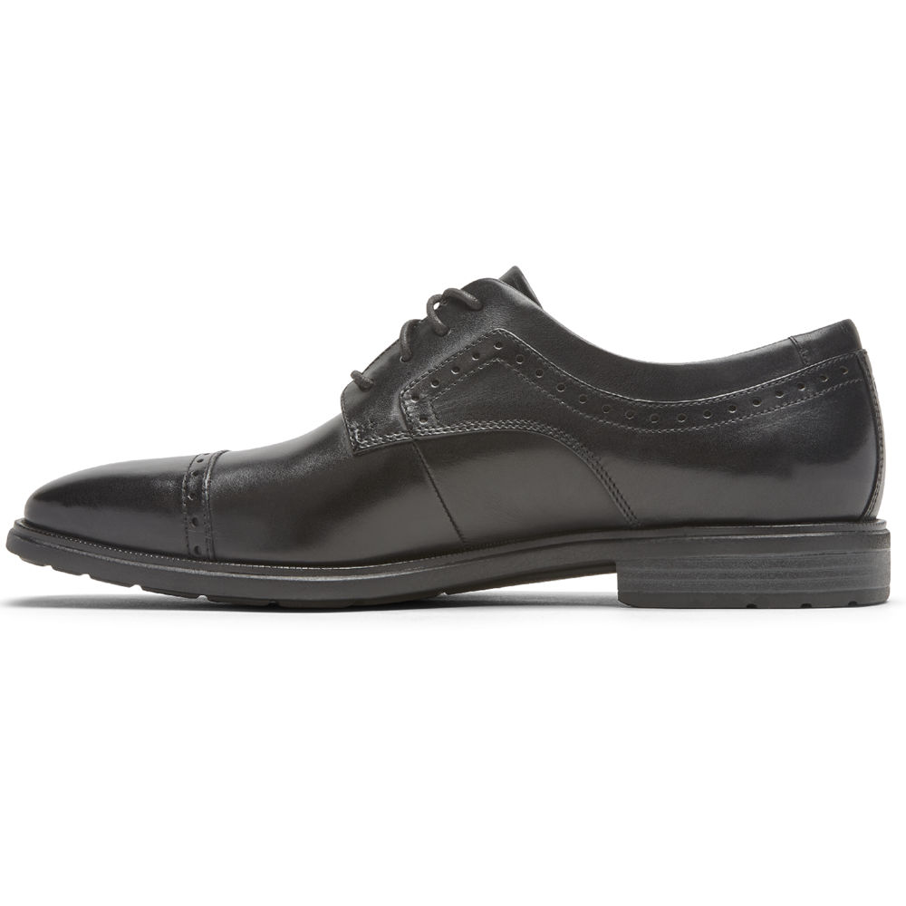 Rockport Singapore Mens Dress Shoes - Dres Sports Business 2 Cap Toe Black - XS9754203